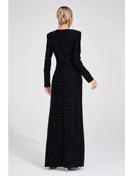 Pernilla Black Diamond Maxi Dress - 6