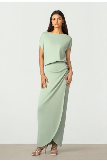 Knitted Wrap Dress