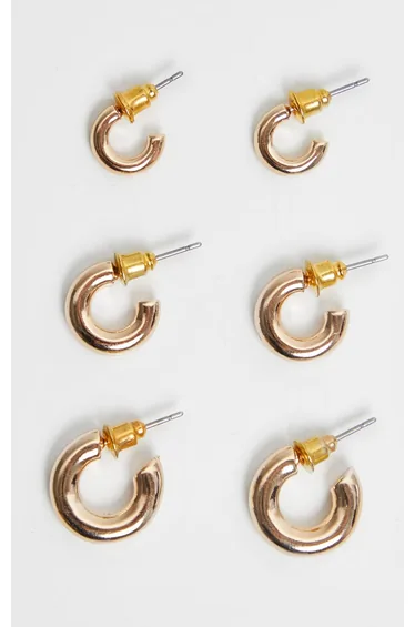 Recycled Gold Super Mini Hoop Pack