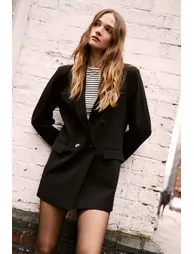 Essential Double Breasted Blazer - 2