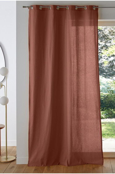 Scenario Single Cotton Curtain with Eyelets