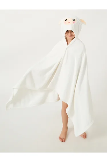 Bunny Ears Asymmetric Hem Robe