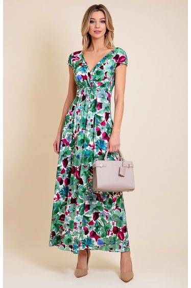Sophia Maxi Dress (Paradise Green)