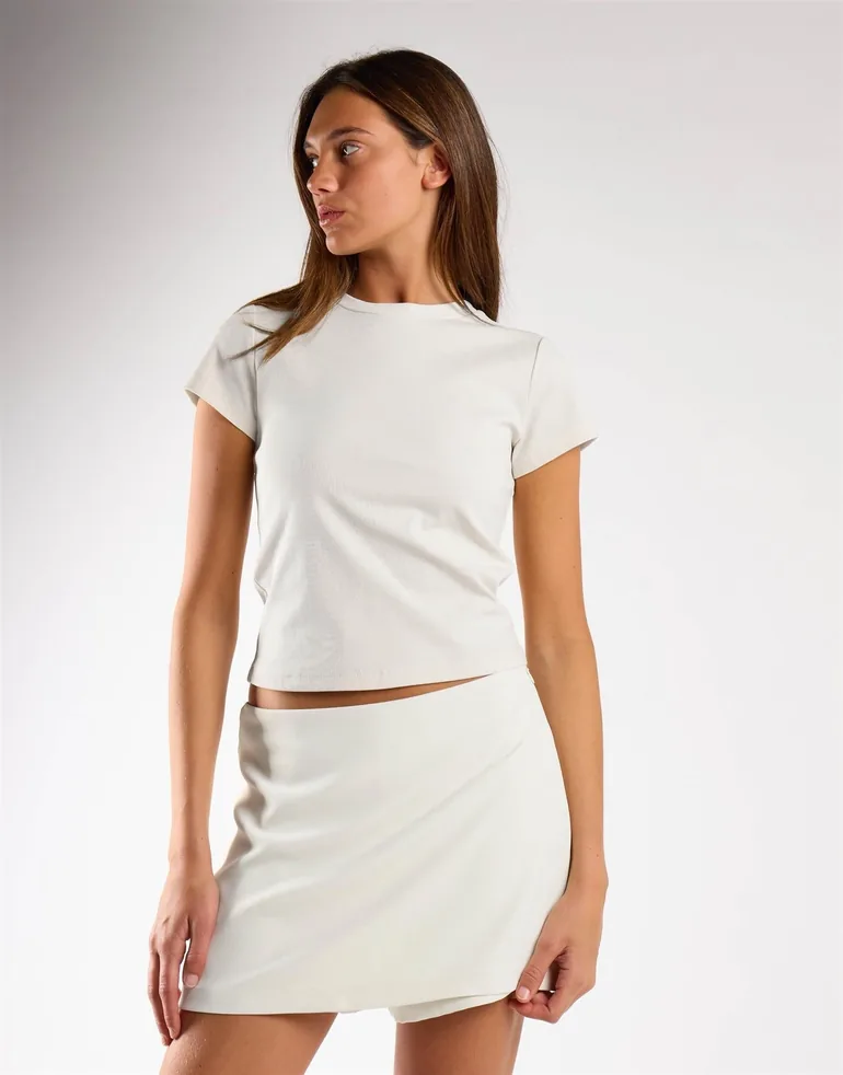 Off White Mini Skort - 2