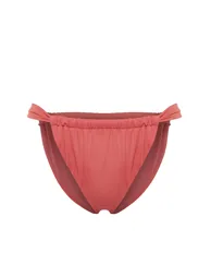Pale Pink Tunnel High Leg Bikini Bottom - 1