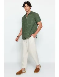 Shirt - Khaki - Regular fit