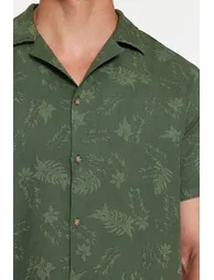 Shirt - Khaki - Regular fit - 4