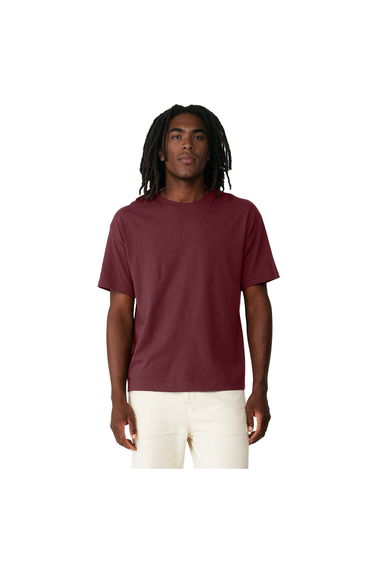 Bella + Canvas Unisex Adult Heavy Boxy T-Shirt - Maroon