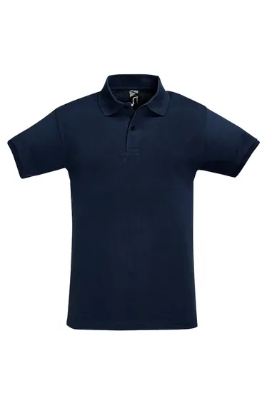 SOLS Mens Perfect Pique Short Sleeve Polo Shirt - French Navy