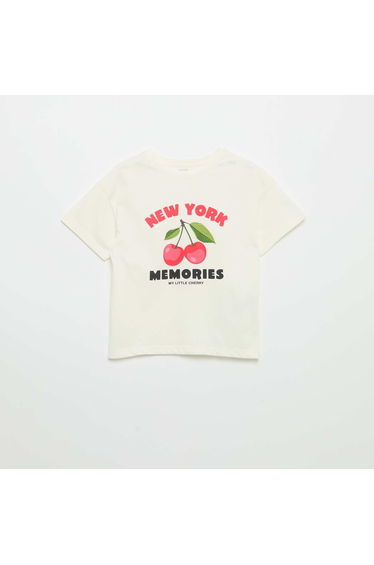 Fantasy Print T-Shirt WHITE