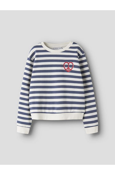 Striped Crew Neck Sweatshirt