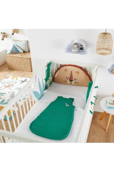 Junglito 100% Cotton Percale Animal Bed Bumper