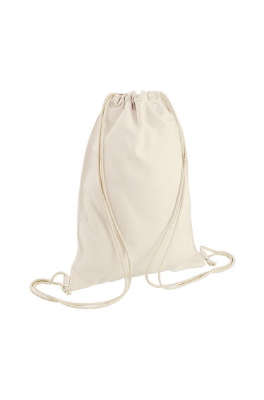 Bagbase Sublimation Drawstring Bag - White