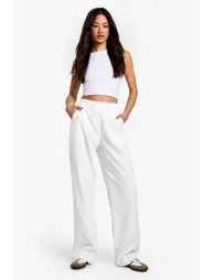 Tall Clean Waistband Tailored Trouser - ivory - 2