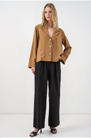 BDART Oversized Blazer Jacket with Button Closure