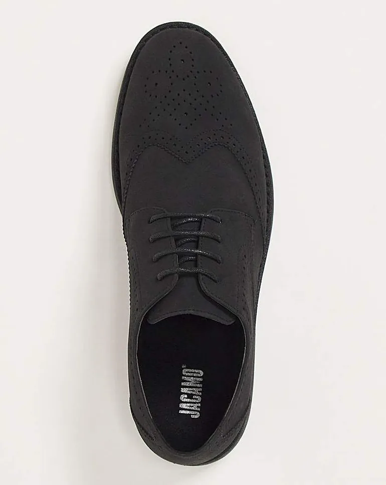 Jacamo Casual Flex Brogue Wide Fit - 3