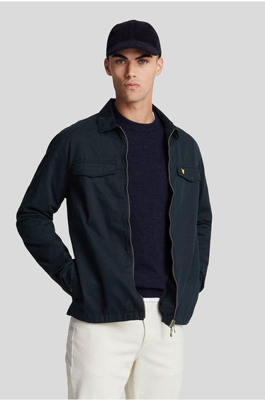 Cotton Overshirt Dark Navy