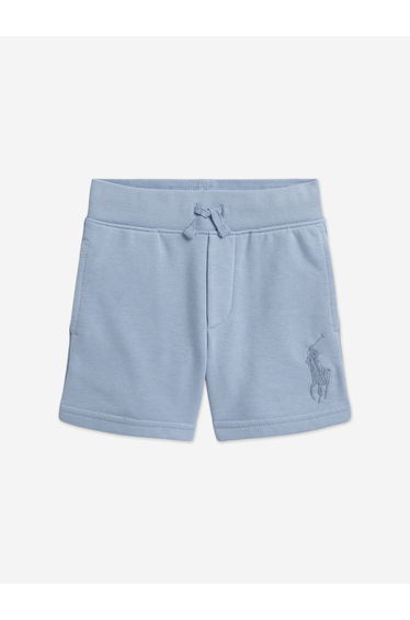 Ralph Lauren Boys French Terry Shorts in Blue