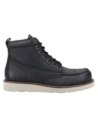 Jack And Jones Mens Toronto Leather Boots - Black - 3