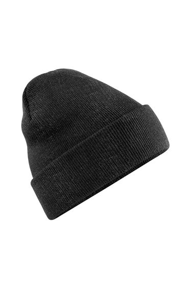 Beechfield Soft Feel Knitted Winter Hat - Charcoal