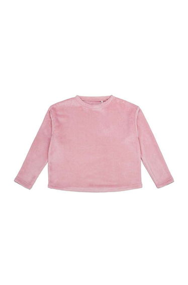 Brand Lab Womens/Ladies Plush Fleece Sweatshirt - Blush Pink
