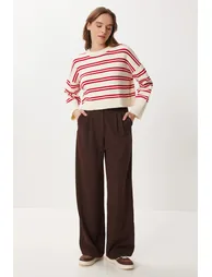 ISTANBUL High Waist Wide Leg Palazzo Pants - 1