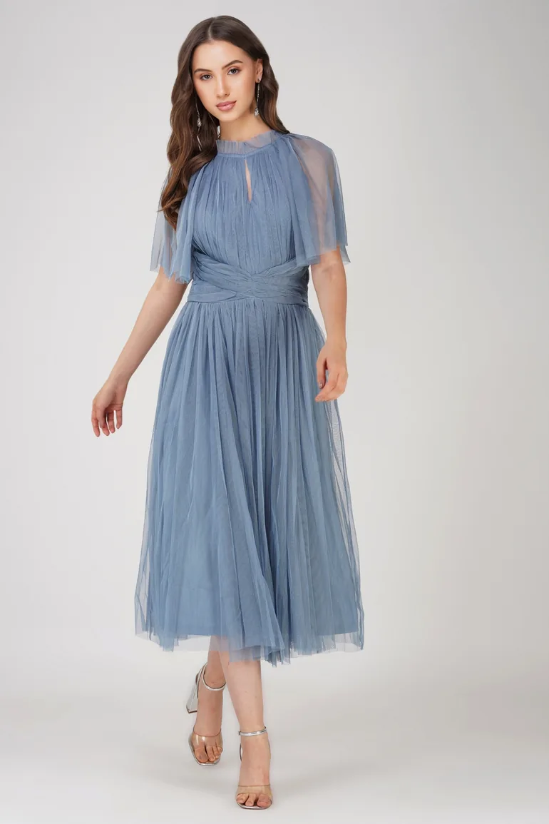 midi skirts and dresses Natural Embroidered Detail Midi Skirt, Small