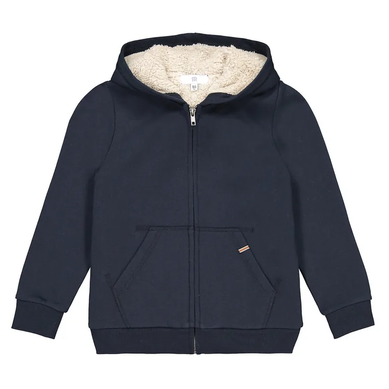 Cotton Mix Zip-Up Hoodie - 2