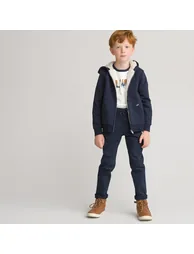 Cotton Mix Zip-Up Hoodie - 1