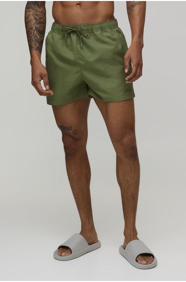 Short Length BM Autograph Swim Short - khaki