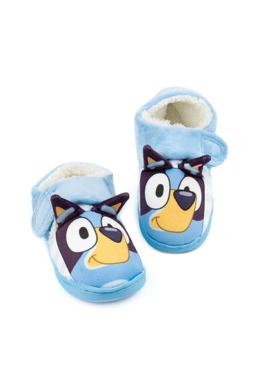 Bluey Childrens/Kids 3D Ears Slippers - Blue