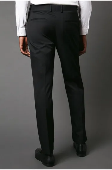 Slim Fit Black Tuxedo Suit Trouser