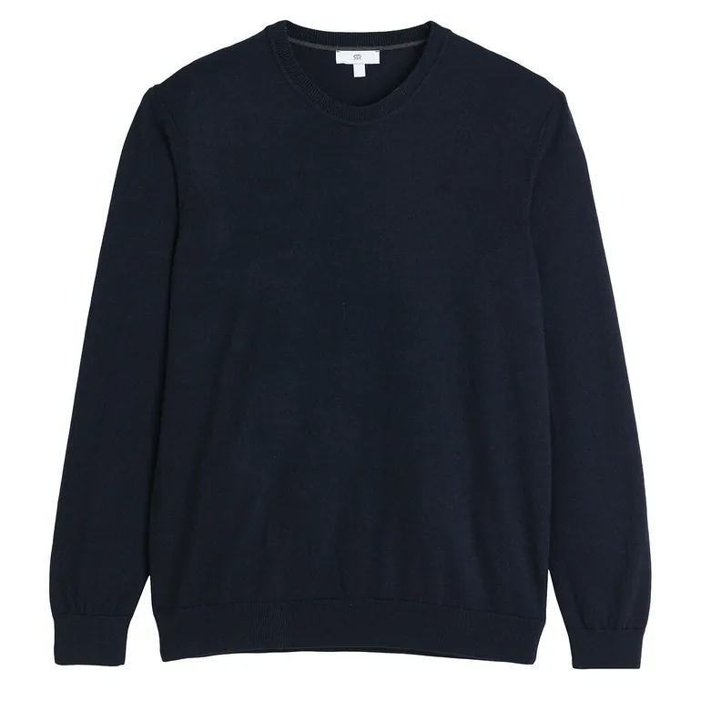 Merino Wool Jumper/Sweater with Crew Neck - 4