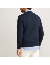 Merino Wool Jumper/Sweater with Crew Neck - 3