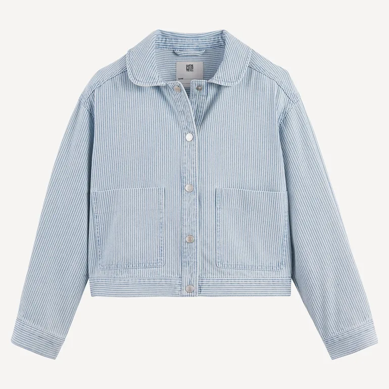 Striped Worker Jacket - 1