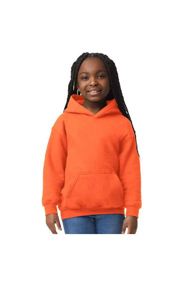 Gildan Childrens/Kids Heavy Blend Hooded Sweatshirt - Orange