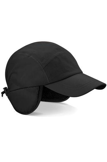 Beechfield Unisex Mountain Waterproof & Breathable Baseball Cap - Black