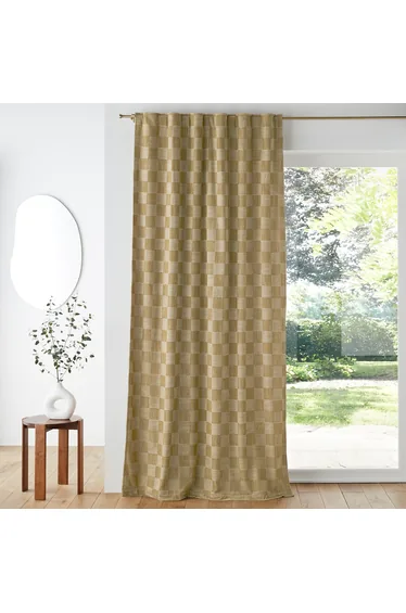 Domeo Jacquard Chenille Effect Curtain