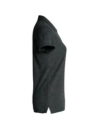 Clique Womens/Ladies Plain Polo Shirt - Anthracite Melange - 3
