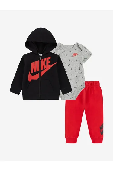 Baby Boys 3 Piece Tracksuit Set in Red