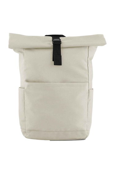 Bagbase Premium Roll Top Recycled Backpack - Natural Stone