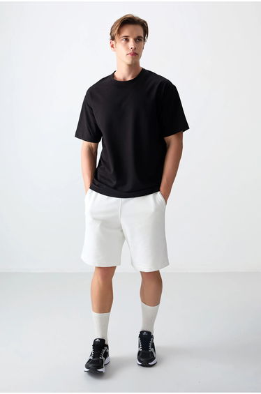 TOMMY Oversized Cotton Blend Crew Neck T-Shirt