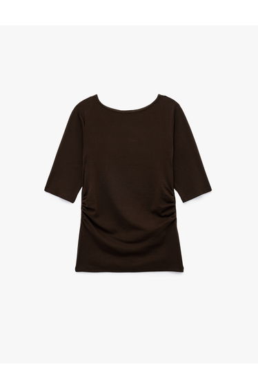 Drape Detail T-Shirt