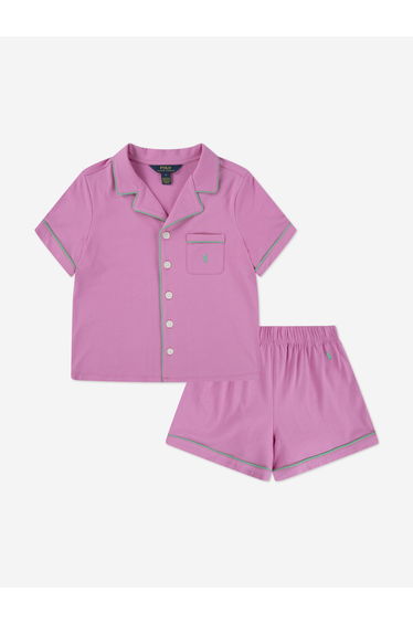 Girls Short Pyjamas Set in Pink