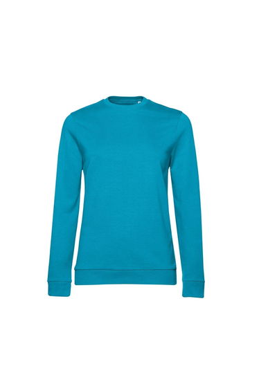 B&C Womens/Ladies Set-in Sweatshirt - Bermuda Blue