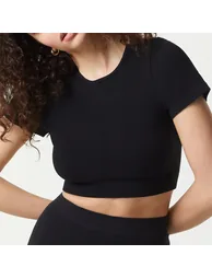 Feel Good Crop Top in Cotton Mix - 3