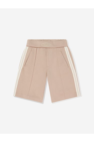Emporio Armani Boys Logo Shorts in Beige