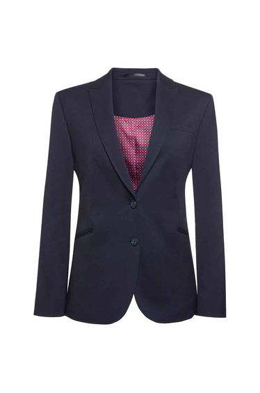 Brook Taverner Womens/Ladies Eclipse Cordelia Pin Dot Suit Jacket - Navy