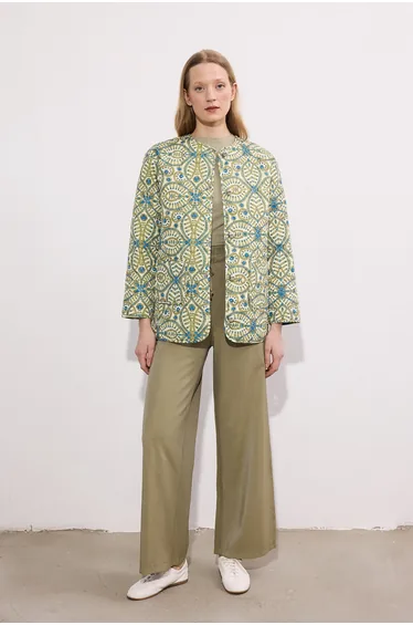 PATTERNED QUILTED JACKET