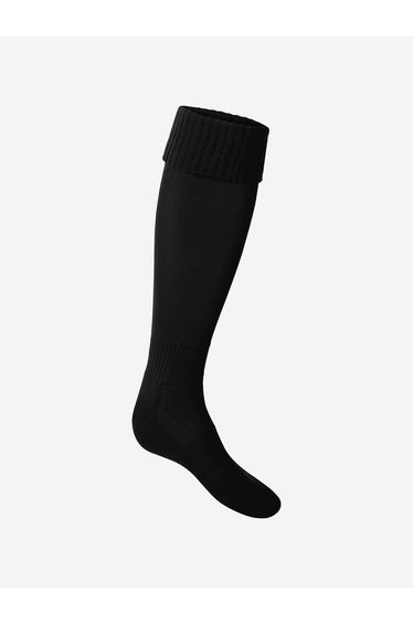 Zeco Kids School Football Socks in Black